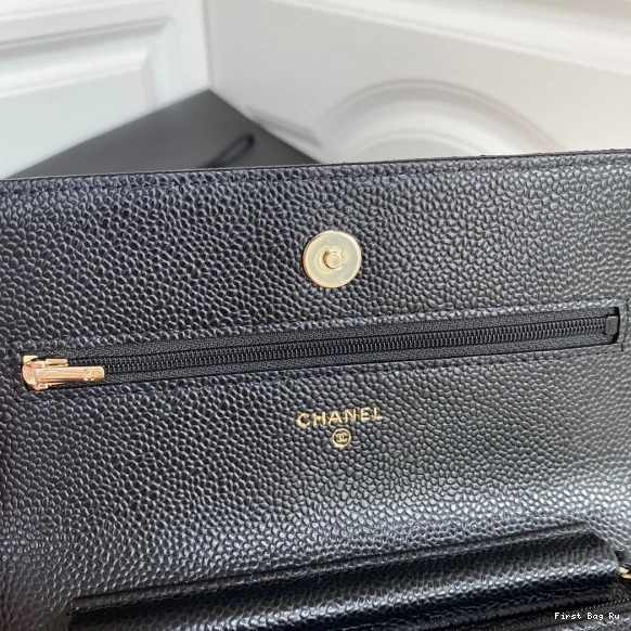 First Bag Ru CHAIN CAVIAR EDITION WALLET NEW CHANEL 0815
